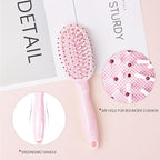 Mini Hair Brush for Little Girls, Small Hair Detangling Paddle for Pain-free Brushing, Little Cute Detangler for Kids on All Hair Types, Pink, 1 Pack
