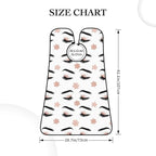 Waterproof Beard Trimming Bib, Non-Stick Hair Catcher for Men Shaving, Grooming Apron for Husband Dad, Rose Gold Women Eyes Eyelash Shave Bib