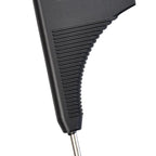 3 Pcs Rat Tail Combs Carbon Fiber Heat Resistant Teasing Hair Combs with Stainless Steel Pintail for All Hair Types (Black)