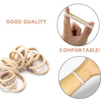 60 Pcs 2 Inch Blonde No Damage Hair Ties for Women Thick Hair, Large Soft Seamless Nylon Fabric Elastic Ponytail Holders Bands for Women