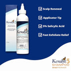 5 Anti-Dandruff Shampoo - Max Strength 5% Salicylic Acid Scalp Build-Up Clearing - Promotes Relief from Dandruff, Psoriasis, Seborrheic Dermatitis, Dryness, and Itchiness, 177 milliliters