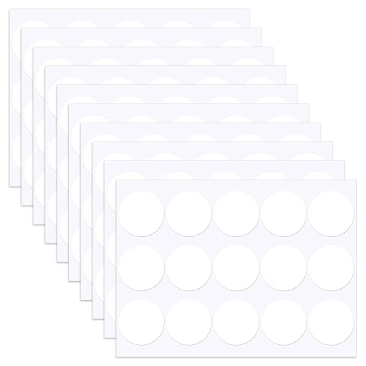 150pcs 1.57 Inch Double Sided Sticky Dots, Mini Clear Glue Adhesive Dots by Juasky