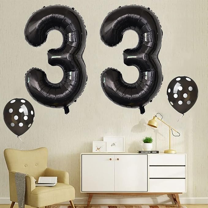Xihuimay Number 33 Balloons - Image 7