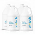 BRIOTECH Topical Skin Spray, Hypochlorous Acid for Sensitive Skin, HOCl Facial Mist, Full Body Support Against Irritation, Calm Redness, Soothe Foot & Scalp, 1 Gallon Refill (4 Pack)