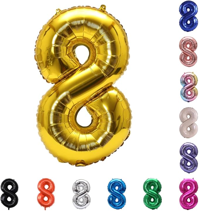 YPSelected 32 Inch Large Foil Helium Number Balloon Birthday Wedding Party 0-9 by YPSelected