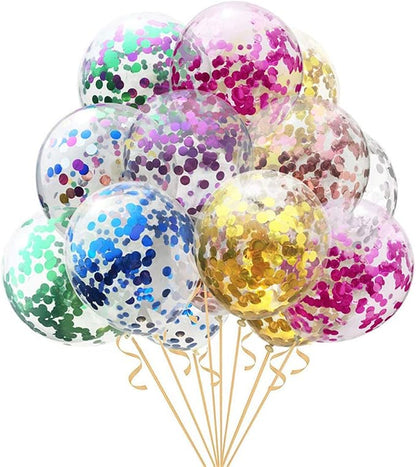 Green Confetti Balloons 12 inch - Image 5