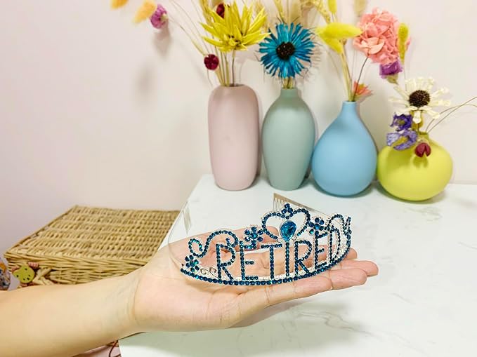 JETKONG Retirement Party Decorations Retired Tiara/Crown, Retired Sash - Image 5