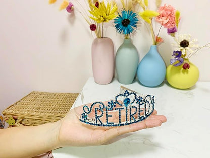 JETKONG Retirement Party Decorations Retired Tiara/Crown, Retired Sash - Image 5