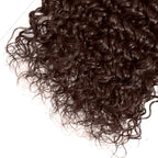 30 32 34 Inch Chocolate Brown Bundles Human Hair Color 4 Water Wave Bundles Niegmeag Virgin Remy Hair Extensions Double Weft Brown Wet and Wavy Bundle 150g