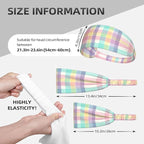 Easter Bunny & Eggs Style Sports Headband for Men Women Moisture Wicking Sweatband for Basketball, Running, Gym