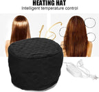 TOPINCN Electric Hair Cap, 3 Gear Temperature Control Hot Oil Treatment Hat with Adjustable Drawstring for Hair Spa Nourishing Care, Non Woven Fabric Heat Insulation