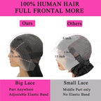 32 Inch Chocolate Brown Deep Wave Lace Front Wigs Human Hair Pre Plucked 200% Density 13x6 HD Lace Frontal Wigs with Baby Hair Deep Curly Wet and Wavy Glueless Wigs for Women (4# Brown, 32 Inch)