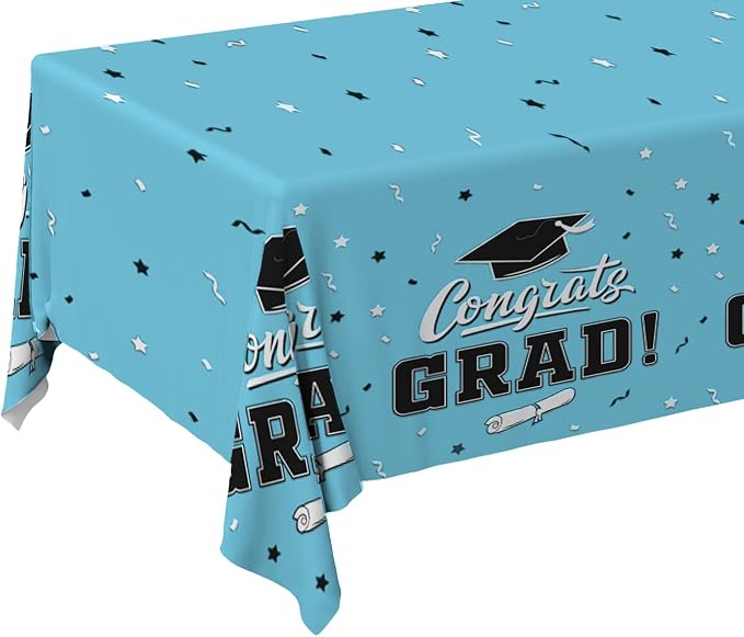 Graduation Party Decorations, Gongrats Grad Tablecover - Image 6