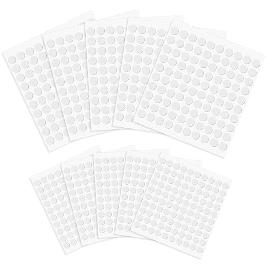 10 Sheet Foam Dots Double-Sided 1000 Pcs Round Adhesive 3D Craft Foam Tape - Image 7