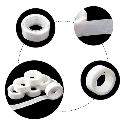 UPINS 800 Pcs Point Dots Balloon Glue Removable Adhesive Point Tape | 8 Rolls - Image 3