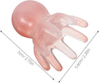 Octopus Claw Meridian Massager Comb 2Pcs Pink Resin Scalp Scraper Manual Hair Scalp Massager for Neck Back Relaxation and Acupressure Therapy
