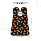 Waterproof Beard Grooming Bib, Fun Food Hotdog Hot Dogs Shave Bib, Non-Stick Hair Catcher for Shaving Trimming, Apron Essential for Men Dad