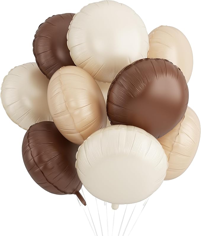 20PCS Round Shaped Balloons, 18 Inch Round Foil Balloon by Paready