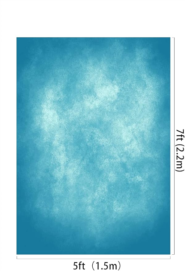 Kate 1.5x2.2m Blue Portrait Backdrops Abstract Blue Photography Backgrounds - Image 2