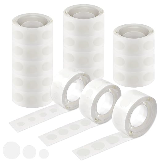 UPINS 3000Pcs Glue Points Dots Removable Balloon Glue Adhesive Dots | 30 Rolls by UPINS