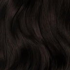 Luxy 100% Remy Human Hair – Halo Clip-In Hair Extensions –Natural Looking Volume & Length - One-Piece - Easy 5-Min Application 140 grams 16" Mocha Brown Halo