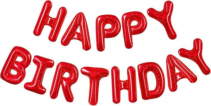 CANREVEL Happy Birthday Banner Decorations + Sign Balloons, by CANREVEL