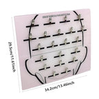 Extension Holder - Wig Sectioning Display Plates, Secure Clip Design, Clip-In Wig Grafting Plate, Time Saving Acrylic Hair Separator Board | Professional Grafting Plate for Hairpieces Home Salon Appl