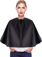 Noverlife Makeup Cape Shortie Makeover Bib Beauty Salon Smock for Clients Comb-out Beard Shaving Hairdressing Shampoo Cape