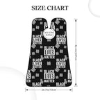 Beard Bib Apron for Men Shaving, Waterproof Non-Stick Hair Catcher with Suction Cups, Grooming Essential for Dad Husband, Black People Lives Matter Shave Bib