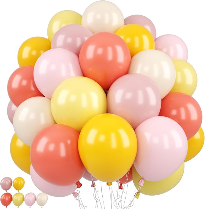 Pink and Yellow Balloon by BIAPIAN