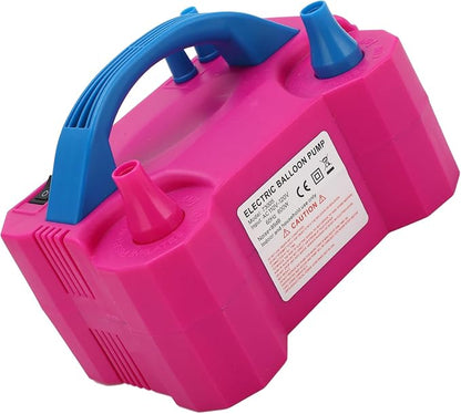 600W Electric Balloon Pump, Dual Nozzle Automatic Balloon Inflator Blowing - Image 8