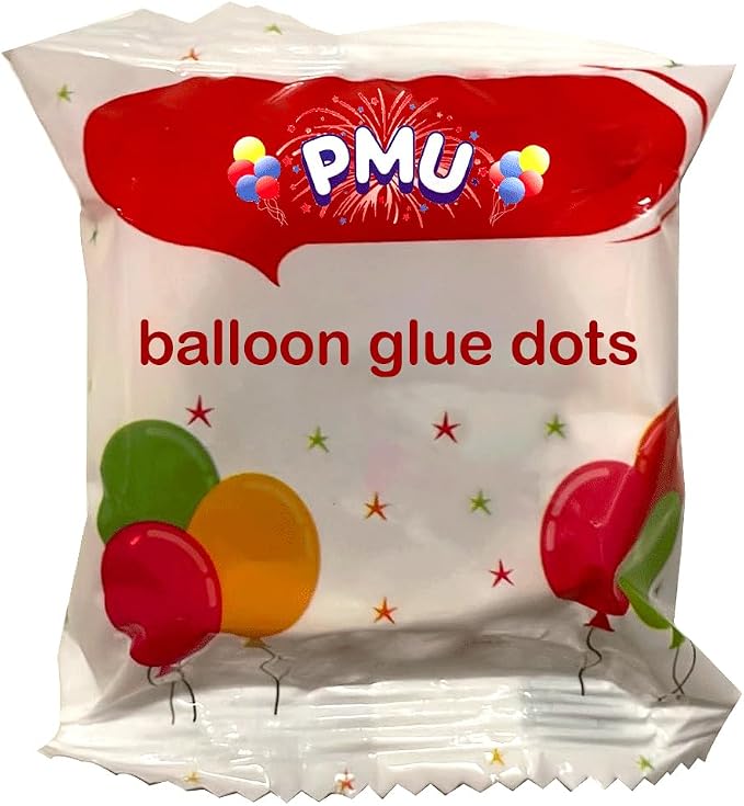 PMU Balloon Accessories for Mylar and Latex Balloons Adhesive Dots for Balloons by PMU