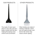 3 Pieces Hair Color Brush Kit, Balayage Tint Brush, Soft Deying Bristles for Salon & DIY Hair Coloring (Type C)
