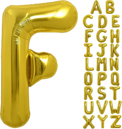 TONIFUL 40 Inch Large Gold Letter F Foil Balloons Alphabet Balloons | Giant by TONIFUL