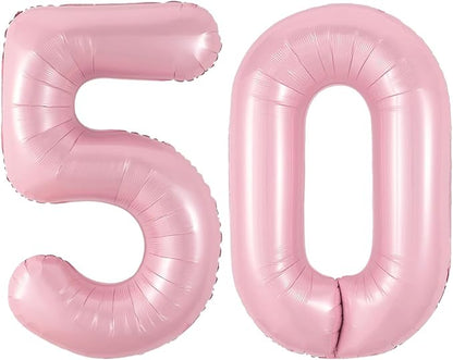 Number Balloons Pink Party Balloon by United-UnicornsParty