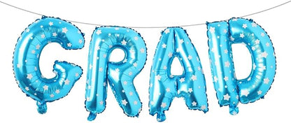 Foil Balloons Congrats Graduation Party Balloons Congratulations Letter Grad by RUIANSI