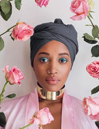 Harewom Head Wraps for Black Women Stretch Head Scarf Long African Hair Wraps Turban Headwraps Jersey Headbands