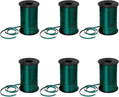 PMU 3000 Yards x 3/16in Hunter Green Crimped Curling Ribbon String by PMU
