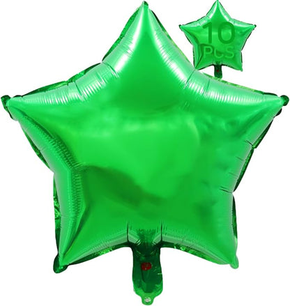 Green Star Balloons 18 Inch by VHUWE