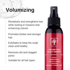 Volume Plus Set | Volumizing Shampoo 8 oz. & Scalp Therapy Spray 4 oz. | Anti-Thinning Formula | Made in USA | Sulfate, Alcohol & Paraben Free