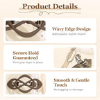 4 Pack Vintage French Barrette Hair Clips, 2026 New Hair Clip Accessories for Women, Strong Hold No Slip Styling (Style C)