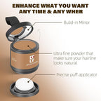 Root Touch Up Hair Color Powder For Concealing Hair Loss and Thinning, Gray Hair Shadow Root Cover Up Hairline Powder For Women Men Eyebrows, Beard Line (Dark Blonde, 0.35 Ounce)
