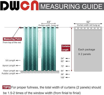 DWCN Ombre Curtains for Bedroom - Image 8