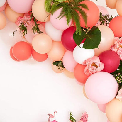 10 Inch Coral Red Balloons - Image 3