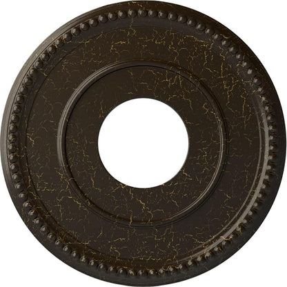 Ekena Millwork CM12BRSHC 12-1/2" x 3-7/8" x 3/4" Bradford Ceiling Medallion by EkenaMillwork