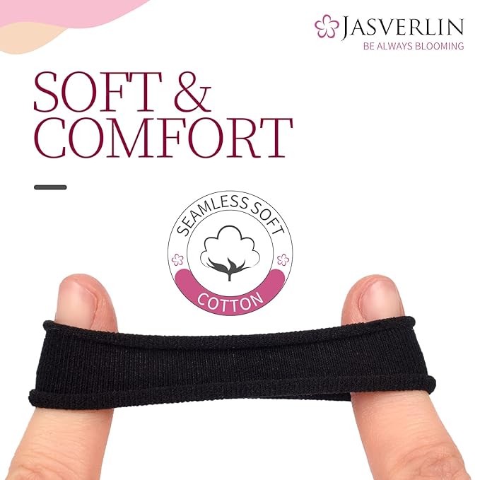 100 Pcs Dark Brown No Damage Hair Ties Cotton Ponytails Holders Seamless Soft Thick Hair Bands, Accessories for Women Girl 1 1/2 inch (Dark Neutral)