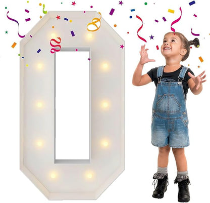 3FT Marquee Light Up Letters, Large Marquee Letters, Big Letter by MerryMosaics