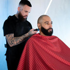 Barber Strong The Barber Cape Haircut Cover for Men, Hair Repelling and Static-Reducing Material, Water Resistant Fabric