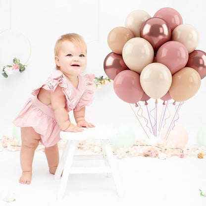 Patimate Retro Blush Pink Balloons Set - Image 9