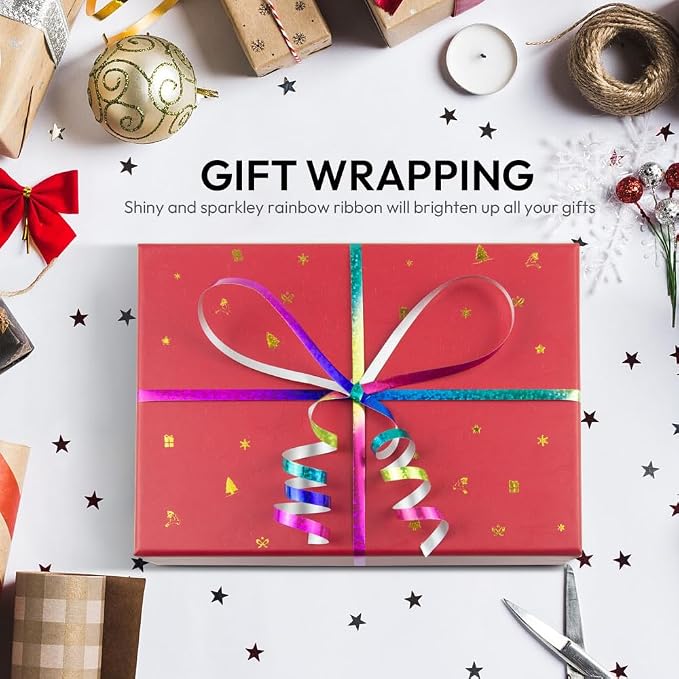 500 Yards Curling Ribbon for Gift Wrapping, 3/16" Balloon String for Christmas - Image 6